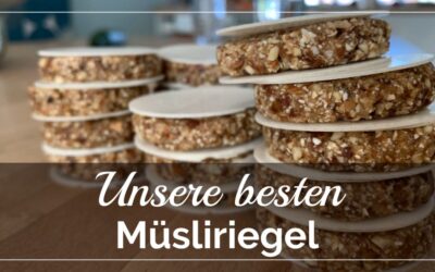 Unsere liebsten Müsliriegel – ohne backen!